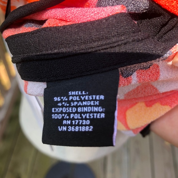 Victoria Beckham Orange Flower Shirt, NWT, XS - Picture 3 of 3